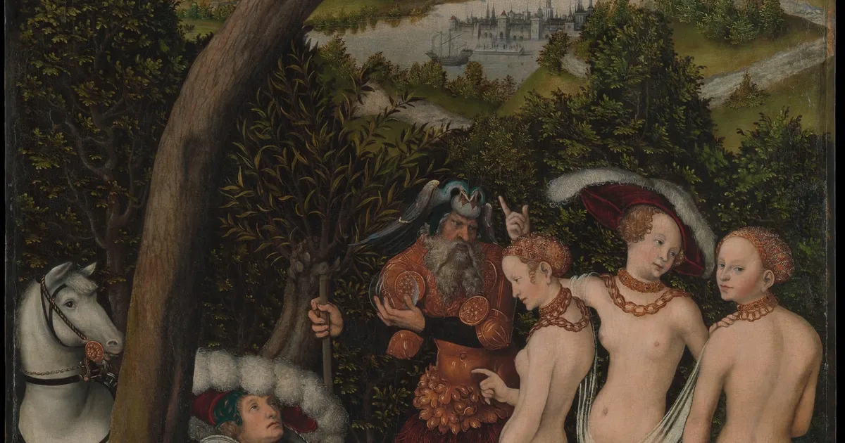 The Judgment of Paris by Lucas Cranach the Elder