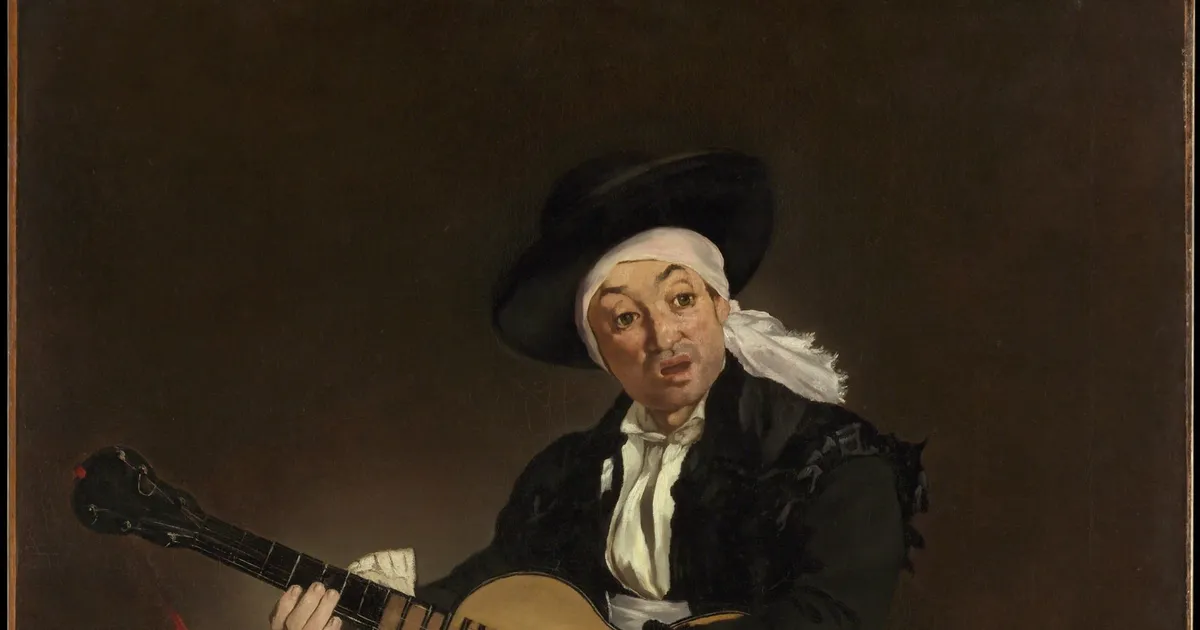 The Spanish Singer by Edouard Manet