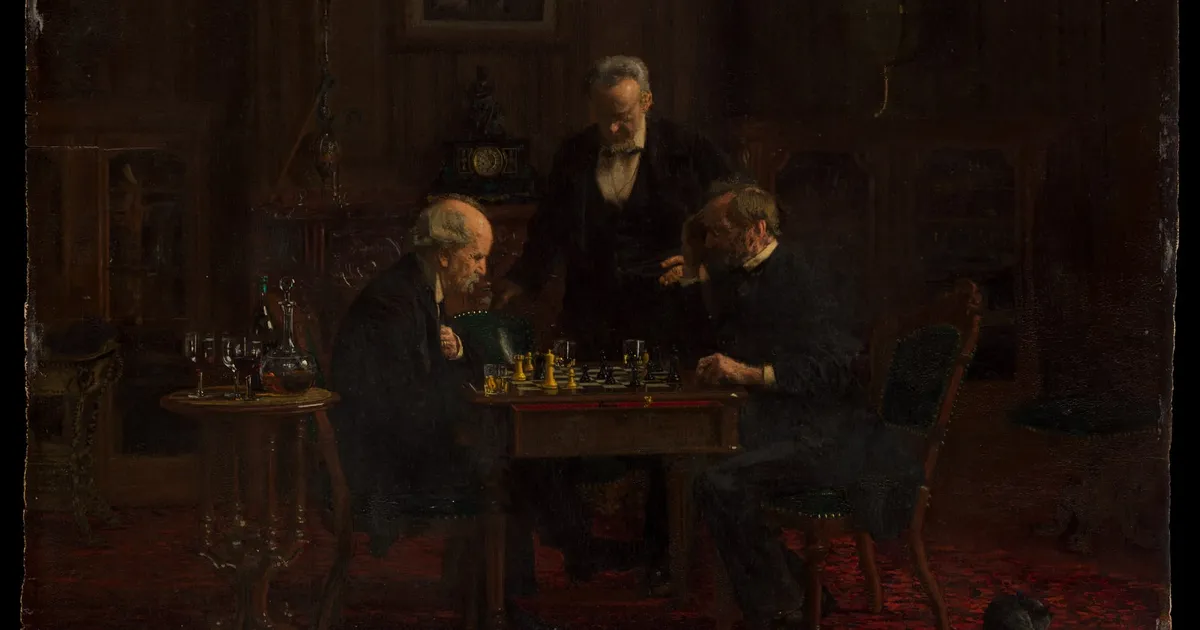 The Chess Players by Thomas Eakins