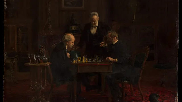 The Chess Players by Thomas Eakins