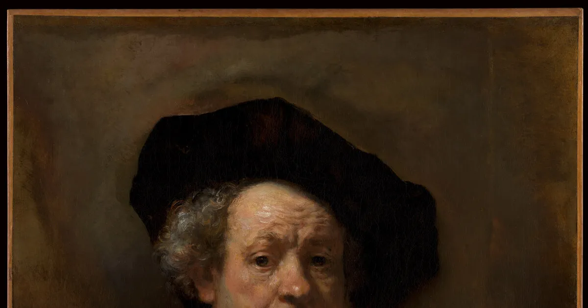 Self-Portrait by Rembrandt