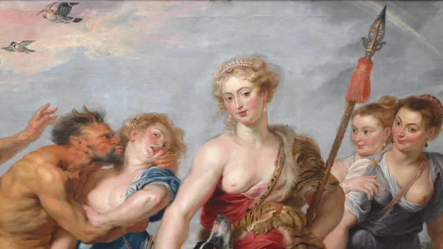 Diana and Her Nymphs Departing for the Hunt by Peter Paul Rubens