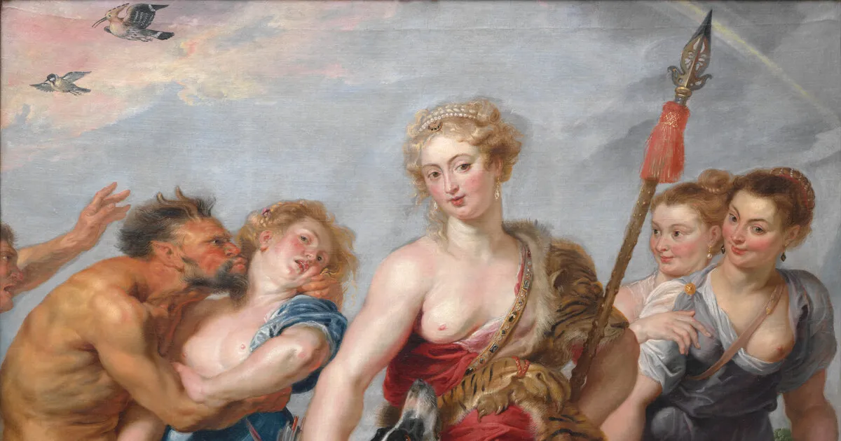 Diana and Her Nymphs Departing for the Hunt by Peter Paul Rubens